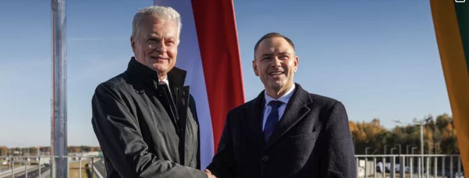 Prezydent RP na uroczystości otwarcia litewskiego odcinka Via Baltica